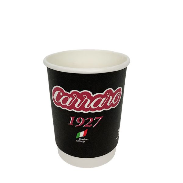 Denne Carraro Lille Takeaway Kop er ideelt til dine kunder som gerne vil nyde en fantastisk kaffe fra din butik, men ikke har tid til at sidde i butikken og nyde den. En pakke indeholder 20 x 30 stk. 235 ml takeaway kopper.